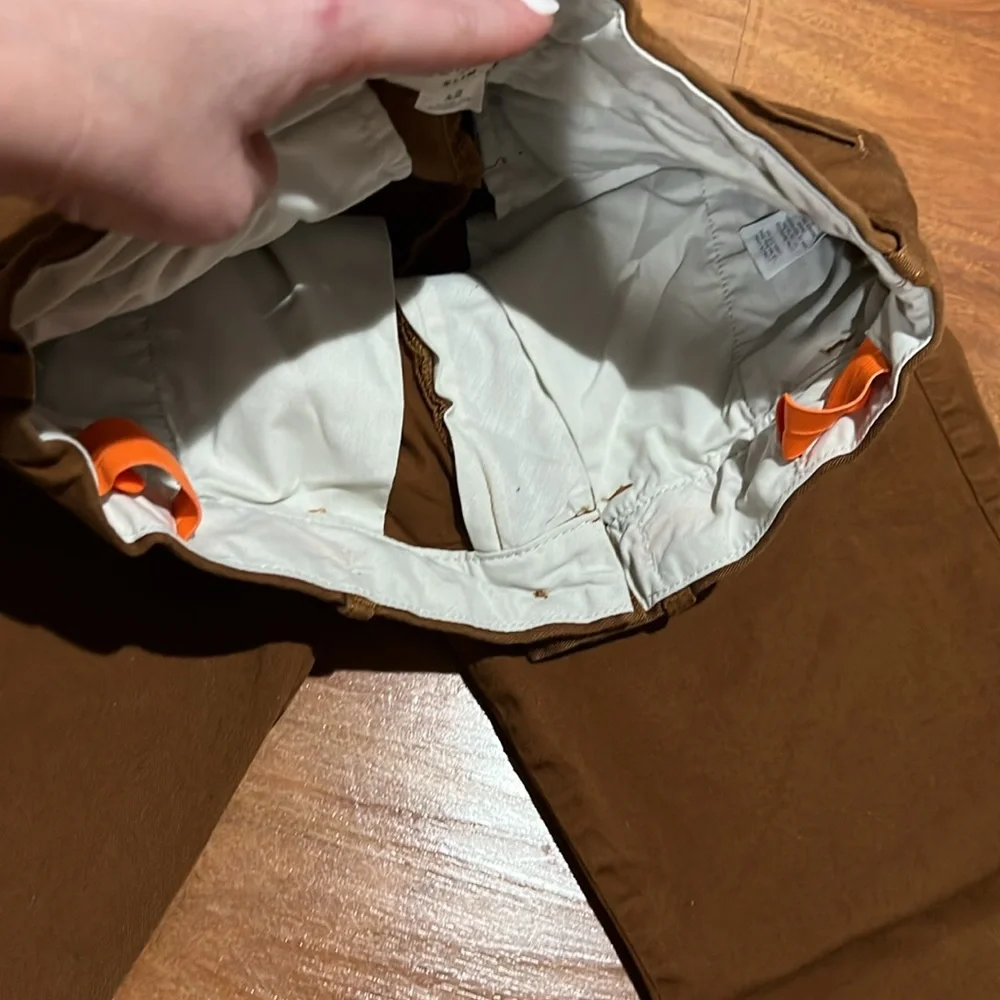 Crewcuts J Crew Slim Fit Khaki Pants Size 12 Kids Adjustable Waist - Picture 7 of 7